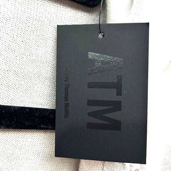 ATM Cashmere Sweatshirt Jacket Hooded Gray Zip Up Womens XS 0 2 $450 MSRP - Picture 9 of 10